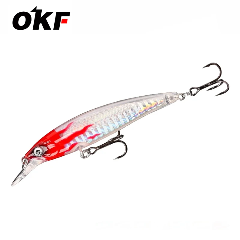 

AHHP 85mm 9g Fishing Lures Bait Minnow Lure Pesca Sea Bass Fishing, 6 colors