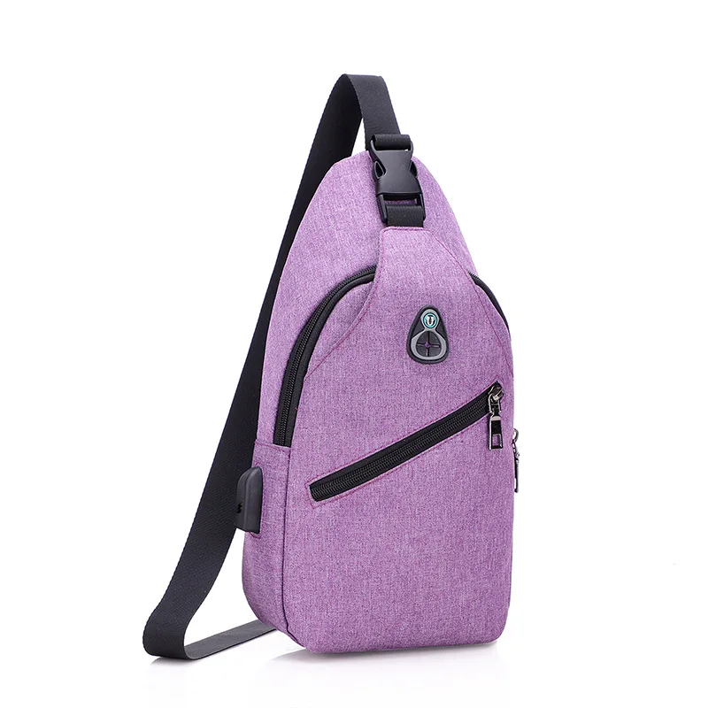 

Wholesale functional universal crossbody sling triangle travel bag for women, 4 colors