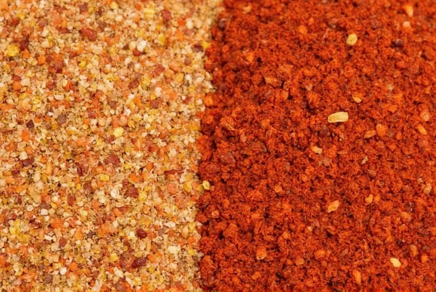 Bowl of crushed red pepper on a marble countertop