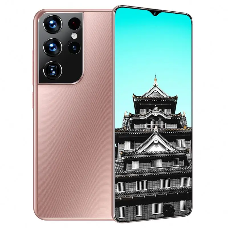 

Good S21+Ultra 6.7 Inch Cellphone Can be customized HD Water Drop Screen 10 Core 6800mah 5G Android 11 Smart Mobile