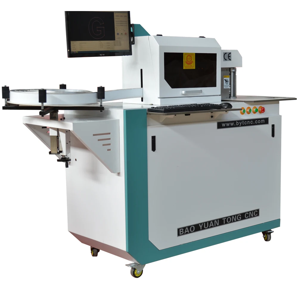 

sawtooth shaped Cap flat Aluminum Channel Letter Bending machine