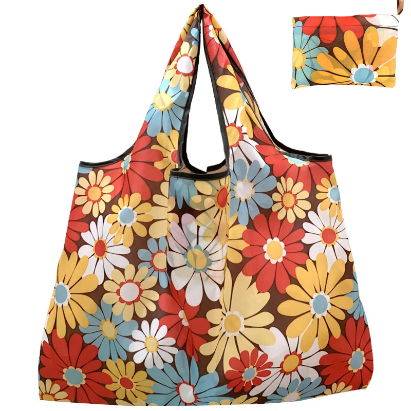 

Custom Eco-friendly Foldable Reusable Grocery Shopping Tote Bag Portable Printing Supermarket Shopping Grocery Tote Bag, Picture