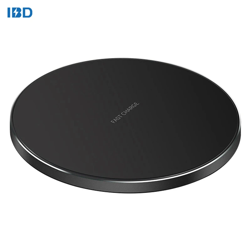 

10W Car Wireless Charger Mount Chargers Mobile Phone Qi Wireless Circle Super Thin Wireless Charger 5W White