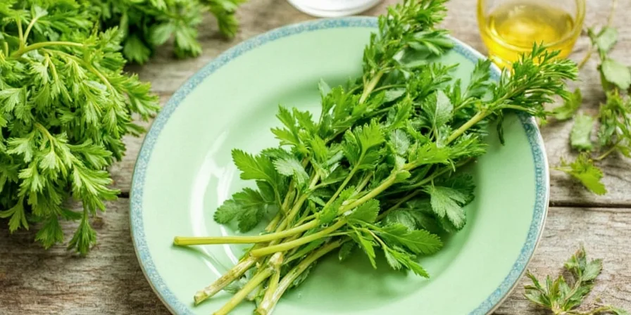 Lovage plant growing outdoors