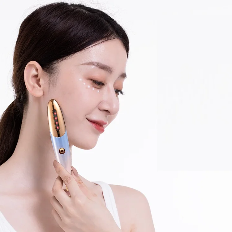 

Electric Eye Care Massager Reduce Dark Circles and Puffiness Red Light Eye Skin Care Machine, Multicolor