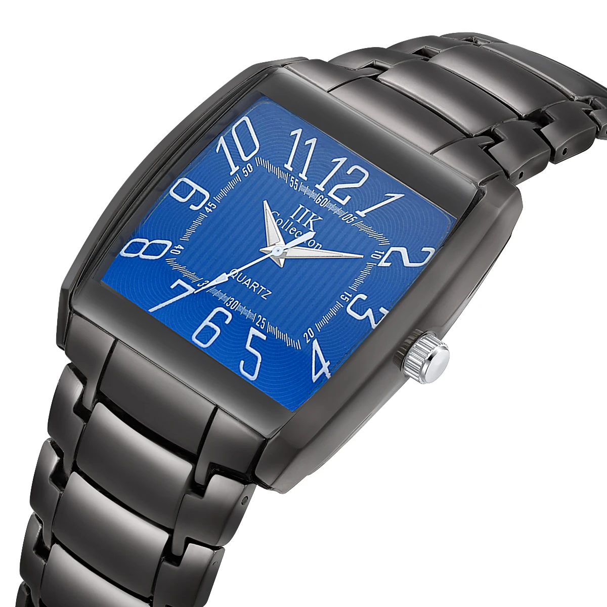 

IIK collection OEM Logo Classic Series Square Big Face Watch Cheap Watch For Man