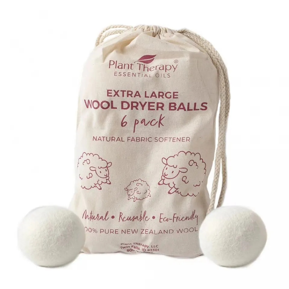 

Bulk Custom Produce Laundry Balls Dryer Handmade Organic Wool tumble Dryer Balls Laundry Chemical Free, Customized color