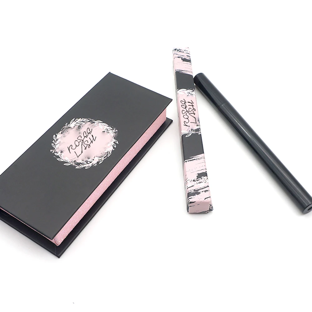 

False eyelashes 100% Natural long real Mink eyelashes 3D Mink lashes eyelash glue
