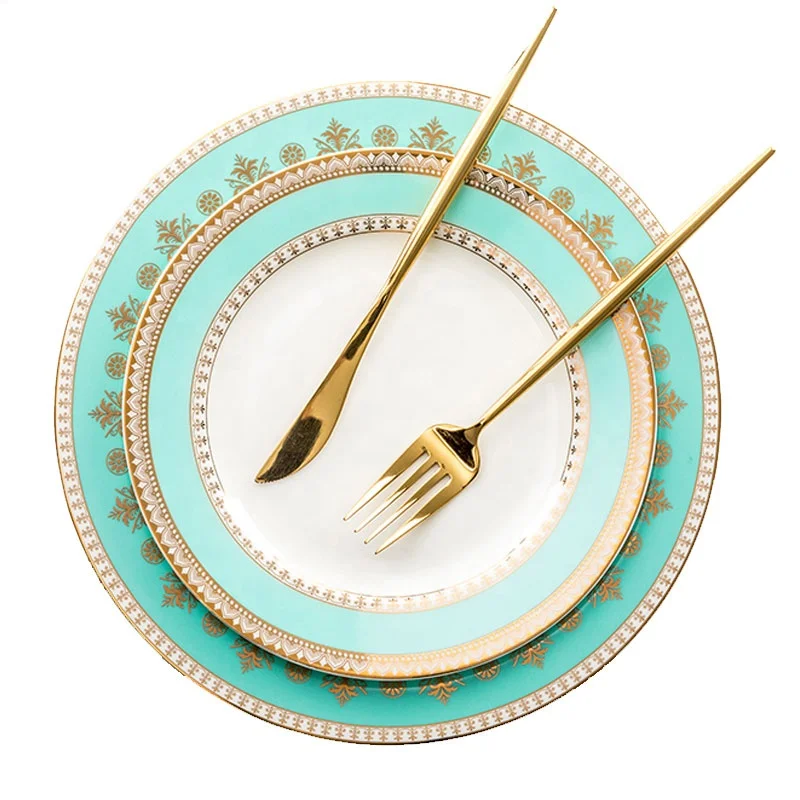 

Wholesale High Quality Homeware Crockery Sets Navy Blue Bone China Dinner Set Dinnerware Sets Bone China Tableware, Customized color