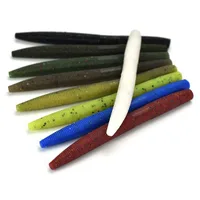 

9 Colors Pack of 8 pcs Senko Worms 4in (10.16cm) / 5in (12.7cm) Soft Stick Bait Bass Fishing robben lure