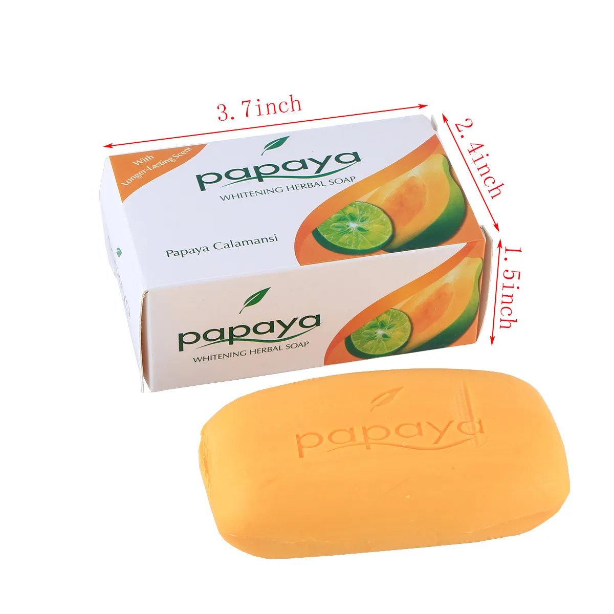 125grams Papaya Calamansi Whitening Herbal Fruit Natural Extract Soap