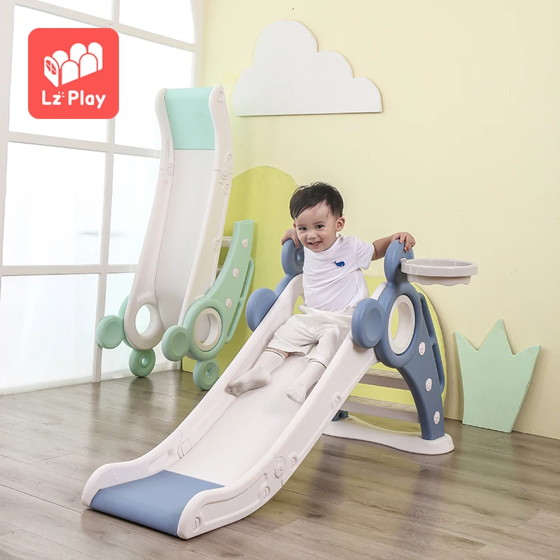 

LZplay L-FMHT kids slide, Blue/white/customized color