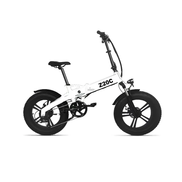 

Hidden Battery Charging Bike Single Speed ADO Z20C Folding Electric Bicycle, White