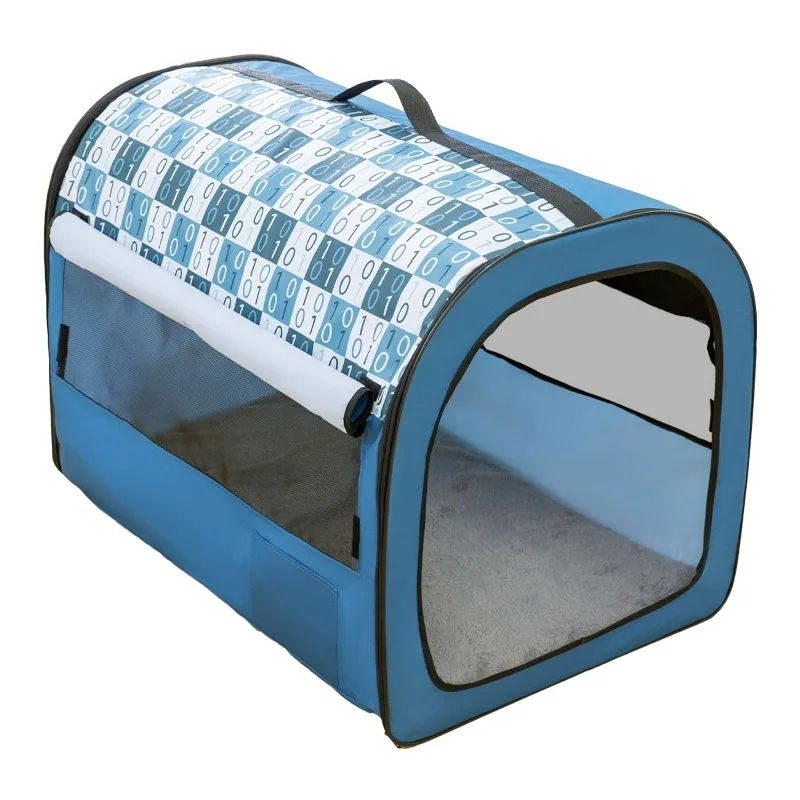 

Dog Kennel All-season Free-Installation Pet Tent Dog Bed Removable and Washable Medium Dog House Teddy Summer Supplies