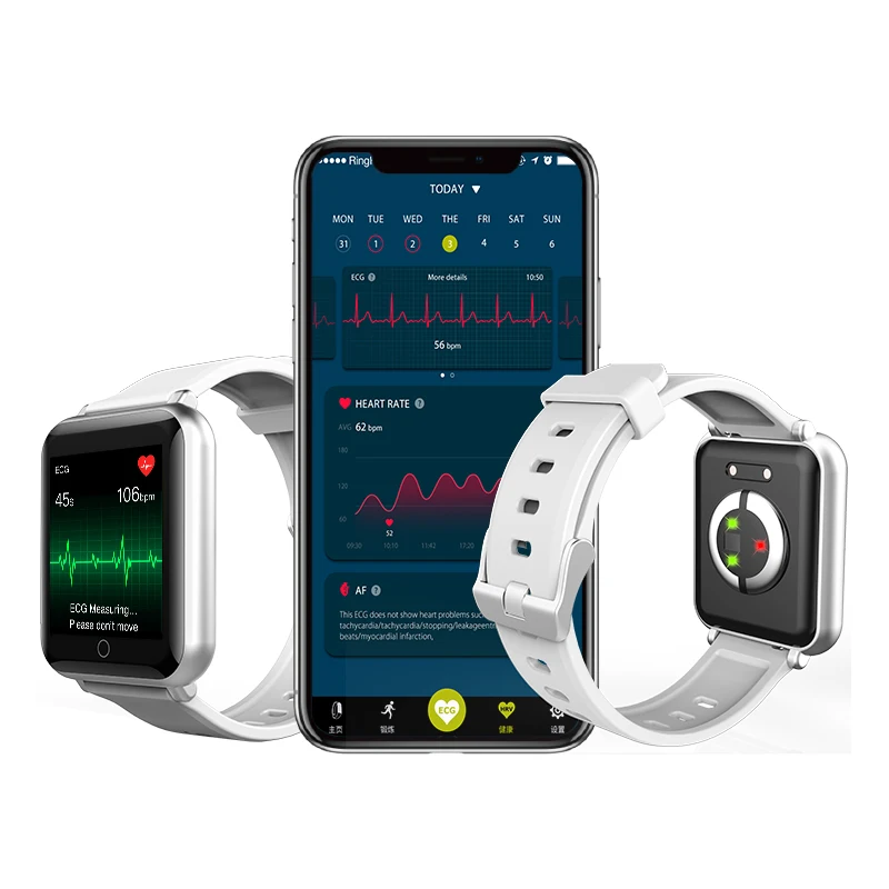 

China-smart-watches full touch Multi Screen Body Temperature Monitor for man