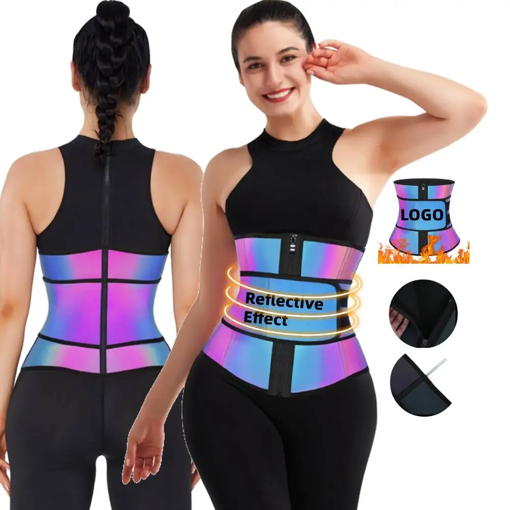

Good Quality Weight Loss Women Fitness Reflective Waist Trimmer Underbust Neoprene Waist Trainer Belt