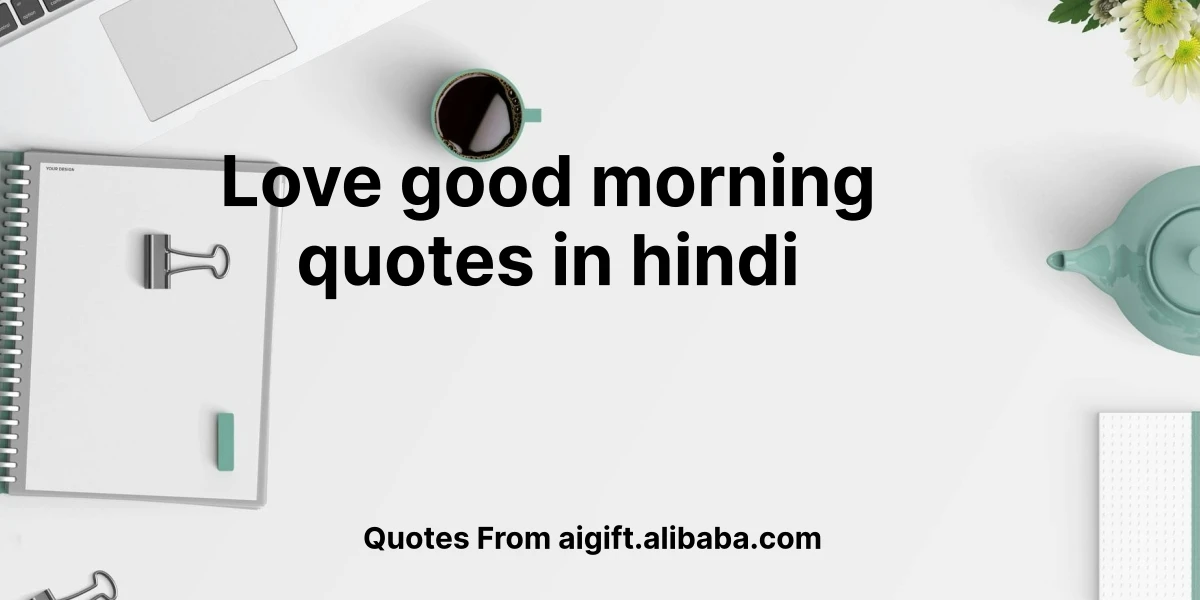 love good morning quotes in hindi