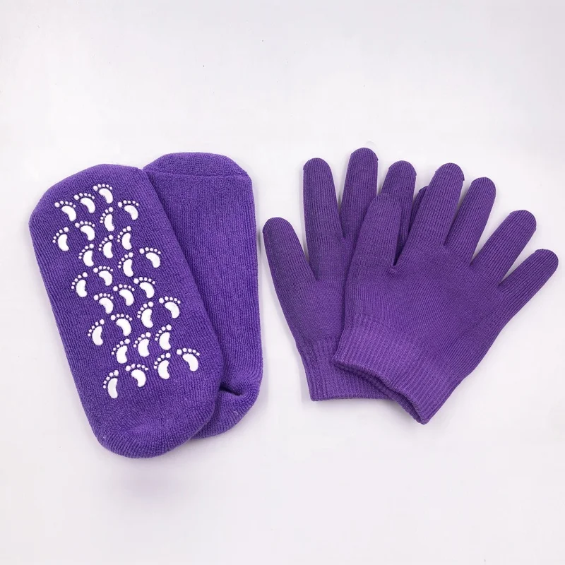 

Gel Gloves and Socks Set Moisturize Soften Repair Whiten Skin Moisturizing Treatment Gel Spa Gloves