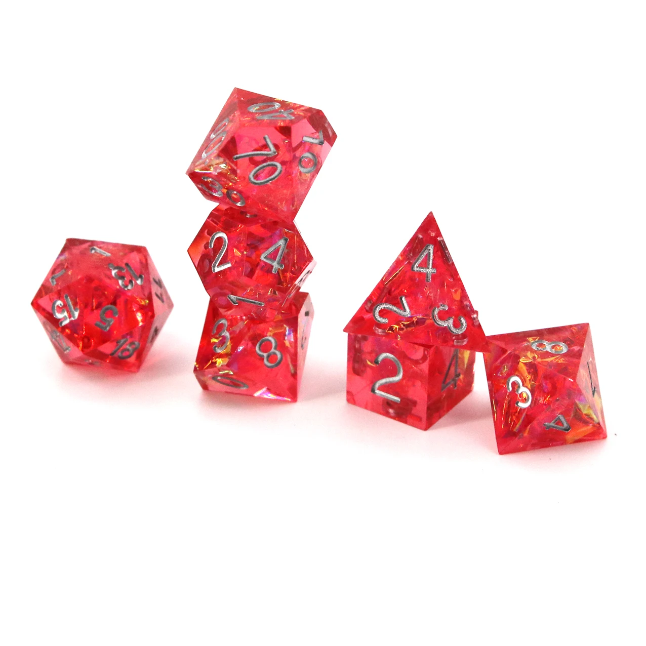 

Custom High Quality Polyhedral Sided Casino Acrylic Plastic Dice Game, Colorful