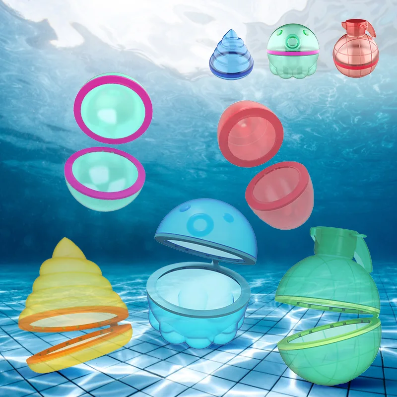 

Funny Water Ball Bomb Toy Reusable Water Absorbent Ball Suction Balloon Splash Balls For Kids Outdoor Garden Playing Water Toys