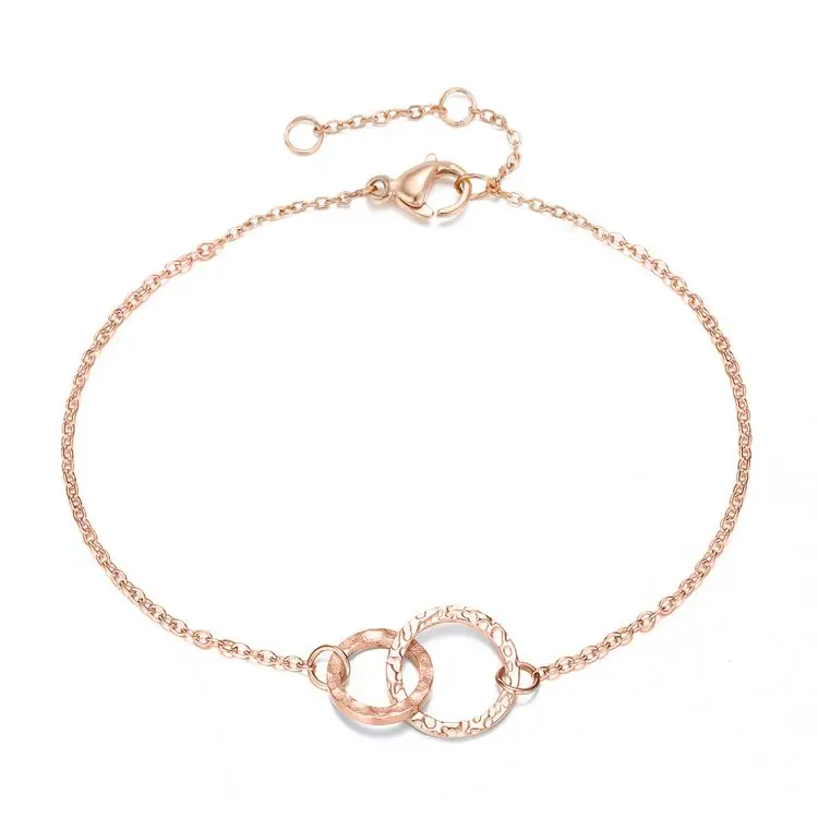 

Uniquely Designed Simple Gold-plated Thin Bracelet,Girls Gold Designer Charm Bracelets