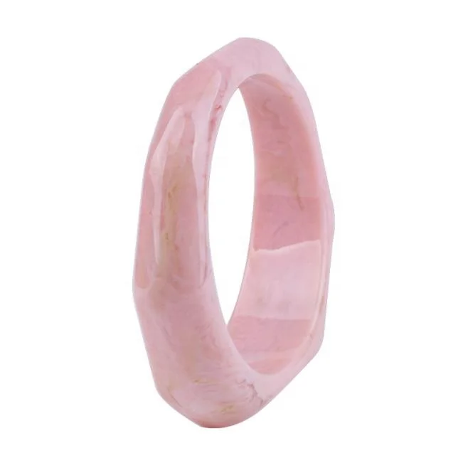 

UNIQ Summer Jewelry Acetate Cuff Bangle Big Wrist Acrylic Bangles