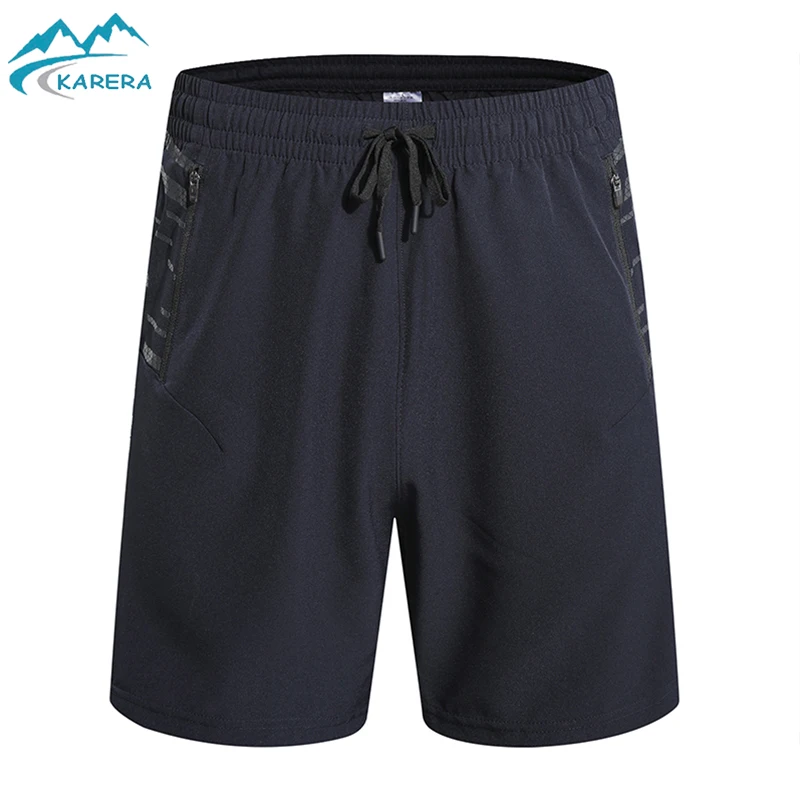 

Wholesale custom LOGO men's breathable shorts sports men's fitness quick-drying shorts, Gray black dark blue