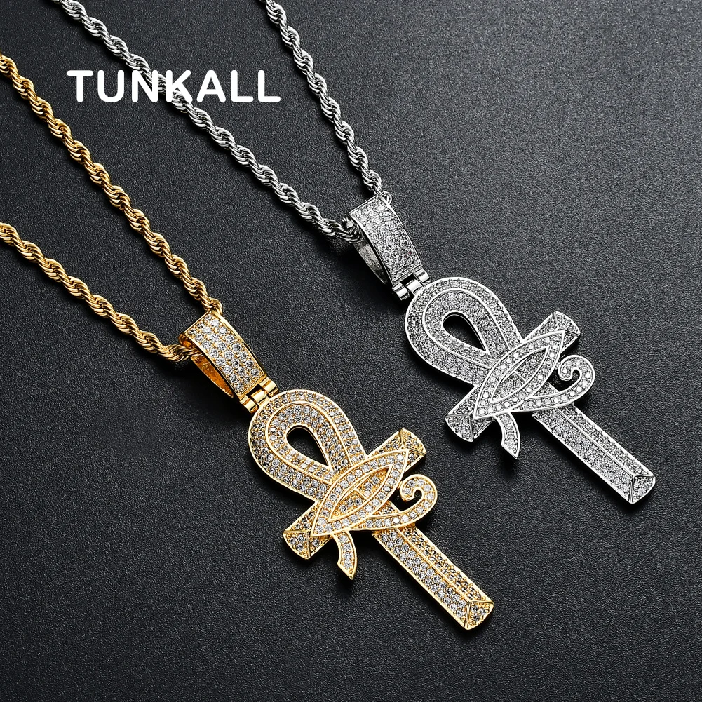 

CN182 Wholesale anka Pendant Micro pave with CZ Bling Bling Mens Pendant Necklace Rock Hip Hop Jewelry