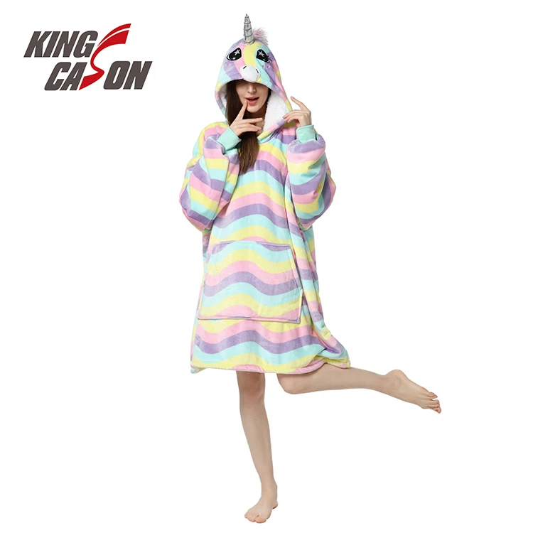 

Kingcason Wholesale 100% Polyester Fuzzy Fleece Hoodie Tie Dye Sherpa Pullover O-Neck Oversized Sweatshirt Pajamas With Pockets