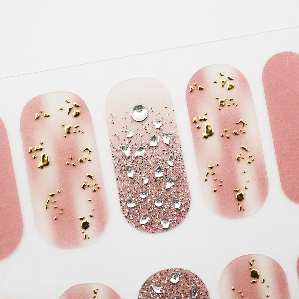 

Wholesale 2021 Nail Decals Salon Accessories Colorful Nail Sticker
