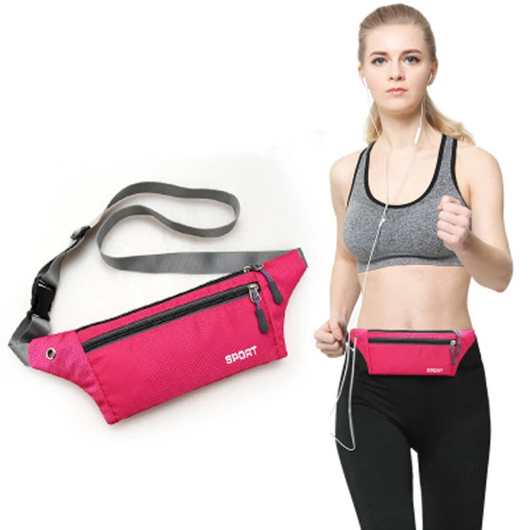 

Wholesale Cheap Outdoor Sport Running Waist Bag Multifunction Nylon Fanny Pack Bum Bag With Custom Logo