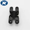 Modern design all black zinc alloy door invisible concealed hidden hinge