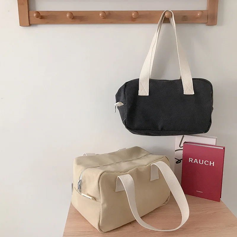 

Custom Ladies plain Large Capacity daily Convenient Customization Travel Bag Casual Canvas Single Shoulder handbag Wholesale, Customized