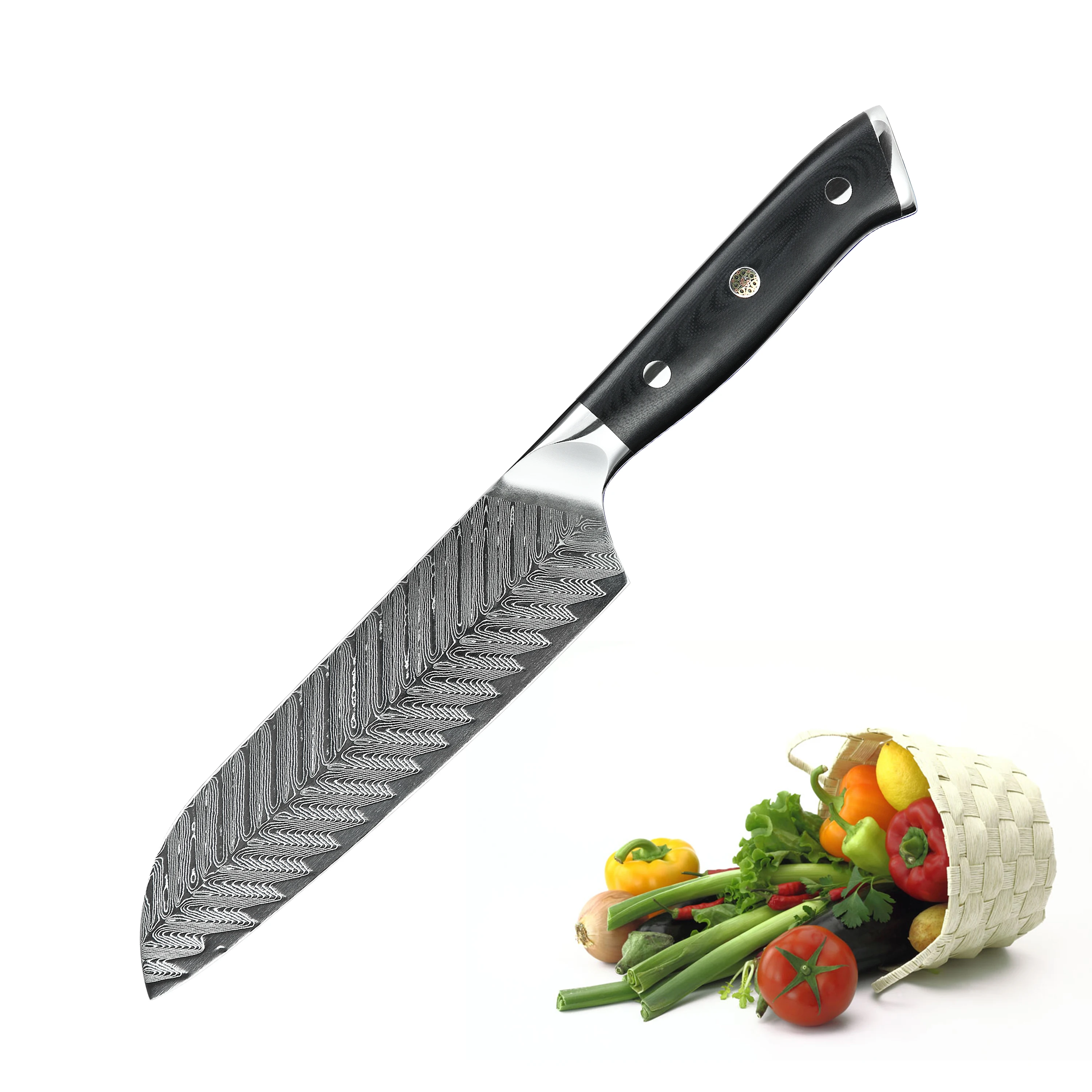 

Japan Damascus Steel with Composite G10 Handle Chef's Knife