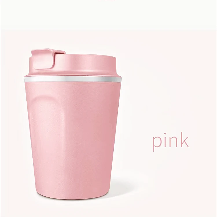 

2020 Double Walled Coffee Mugs Electroplating Stainless Steel Portable Water Bottle Sports Water Bottle Coffee Cup, Customized color
