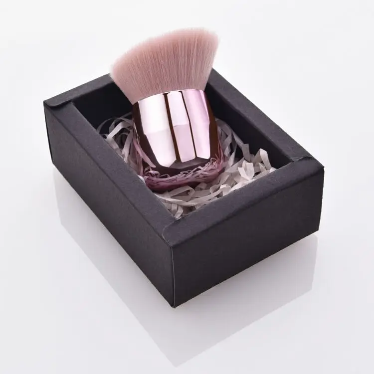 

Single Portable Powder Foundation Contour Brush Blush Makeup Kabuki Loose Powder Brush, Pink