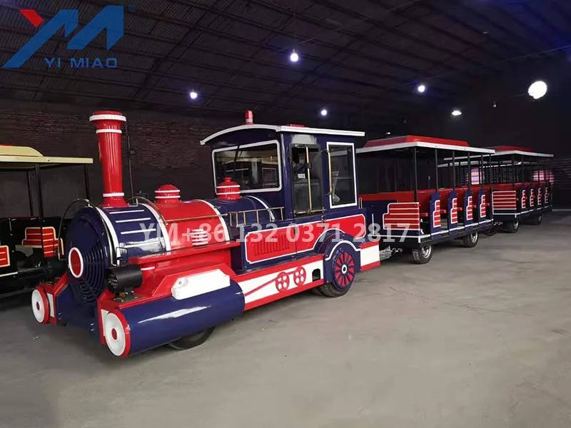 User-friendly Design Diesel Engine Trackless Yimiao Train For Sale ...