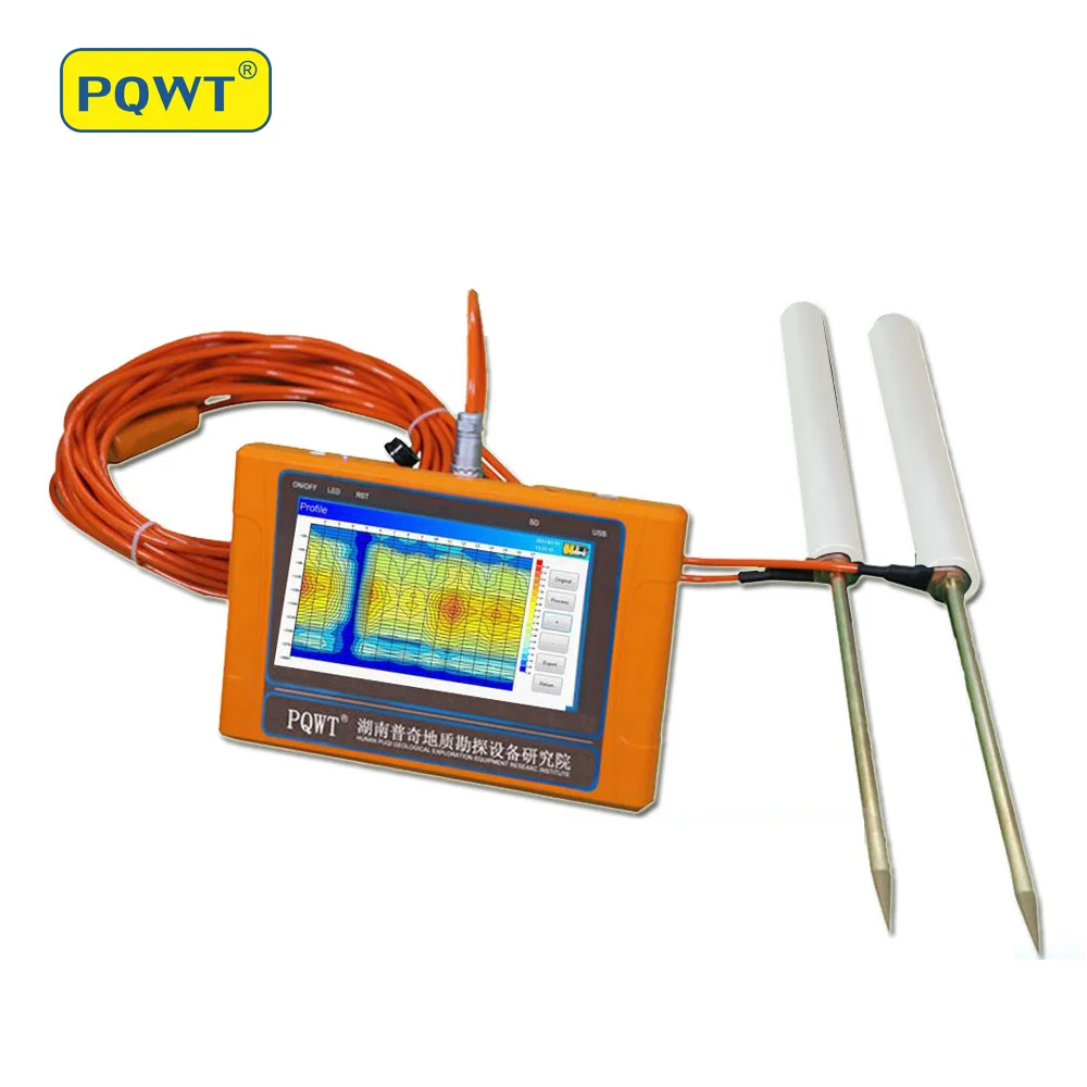 

PQWT-TC300 Higher accuracy Portable Automapping Groundwater Detector 300M Underground Water finding detection analyzer machine