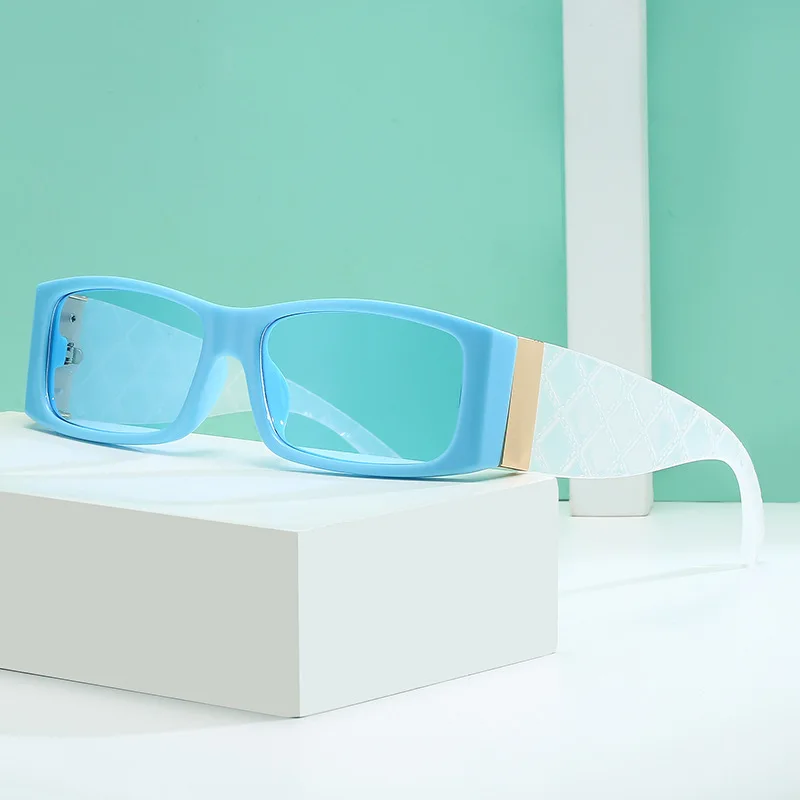 

Jiuling eyewear New Arrival uv400 square sun glasses new rectangular small frames vintage sunglasses, Mix color or custom colors