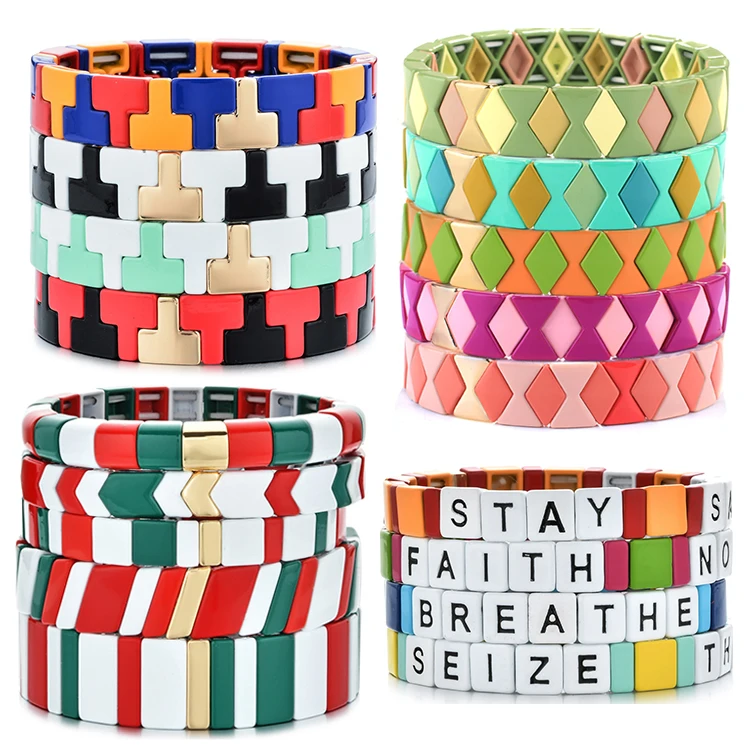 

Cenda Professional Rainbow Bracelet Source Factory Custom Rainbow Bracelet Tile Bracelet