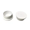 White color plastic 10mm snap in locking hole plug