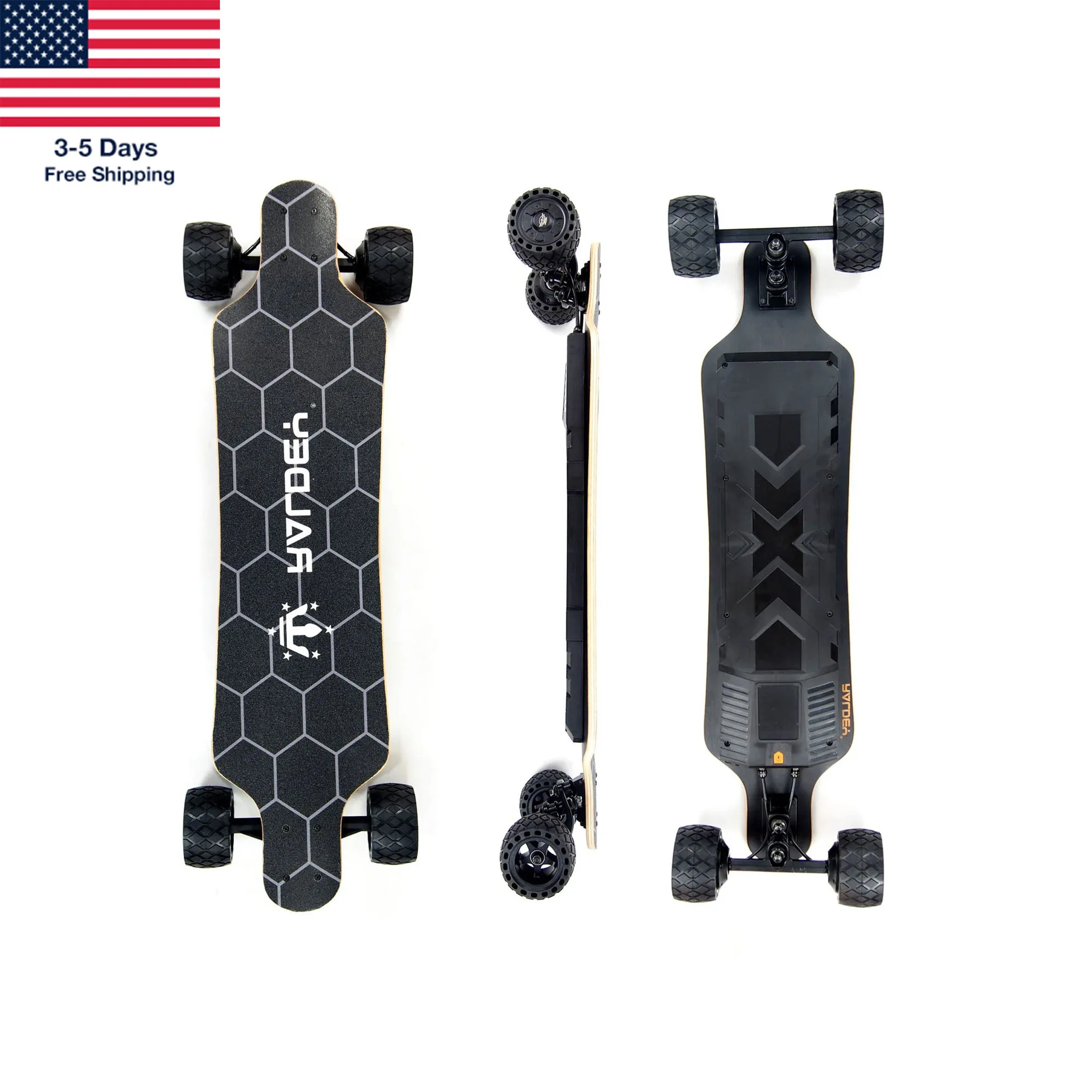 

RALDEY CARBON MTV3S OFF-ROAD Electric Skateboard Custom Electric Cloud Wheels Dropshipping USA MT V3S