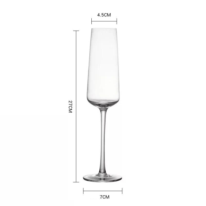 Custom Cheap Bulk Crystal Glass Champagne Glasses Flutes For Wedding