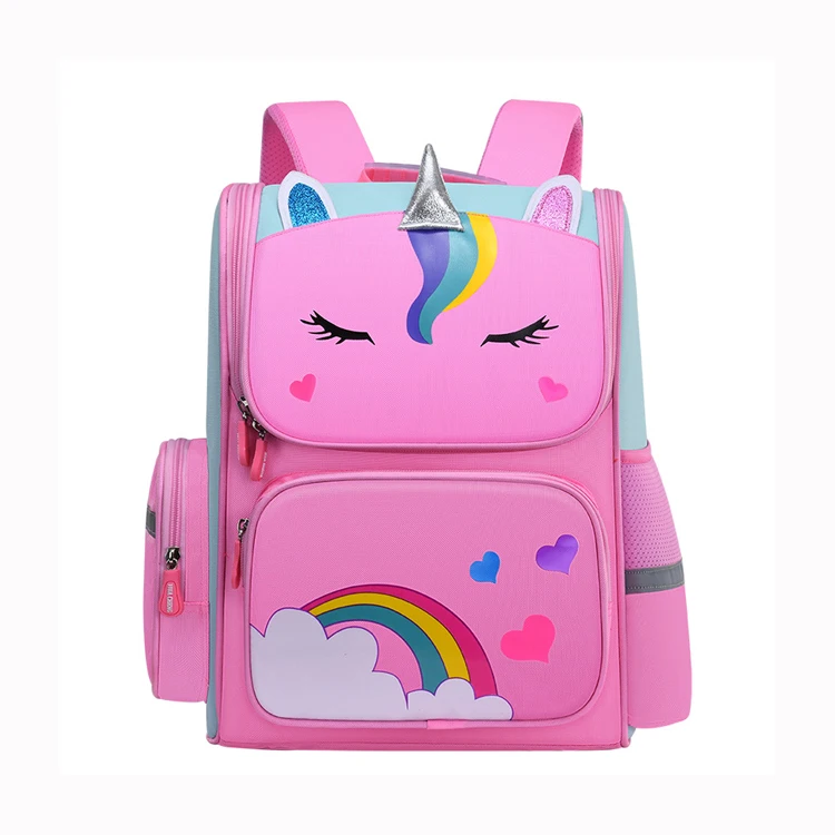 

Wholesale Children Backpack Primary Students 1-3-6 Grade kids School Multicolor Backpack Bag, As per picture