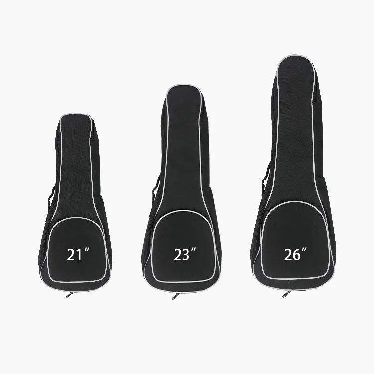 

23" 26" waterproof Concert Tenor Wholesale ukulele gig bag oxford Factory UK bag, Black