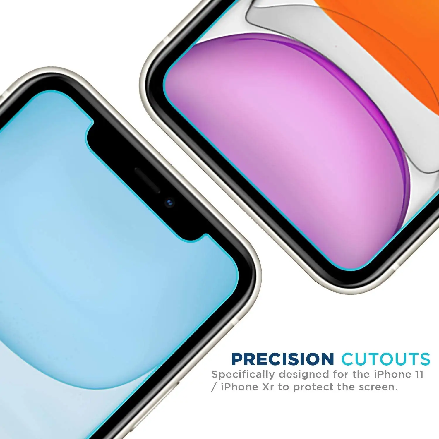 
3 Pack with install tool For iPhone 11 screen protector for iPhone11pro max tempered glass for iphone X Amazon hot sale 