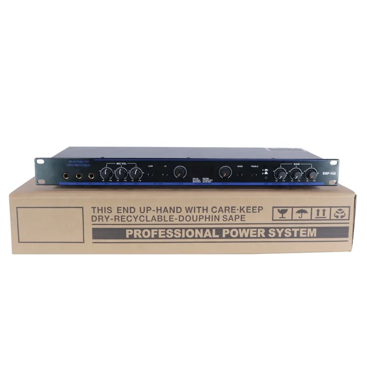 Professional Dj Crossover Audio Equalizer Sound Reverb Effect Processor