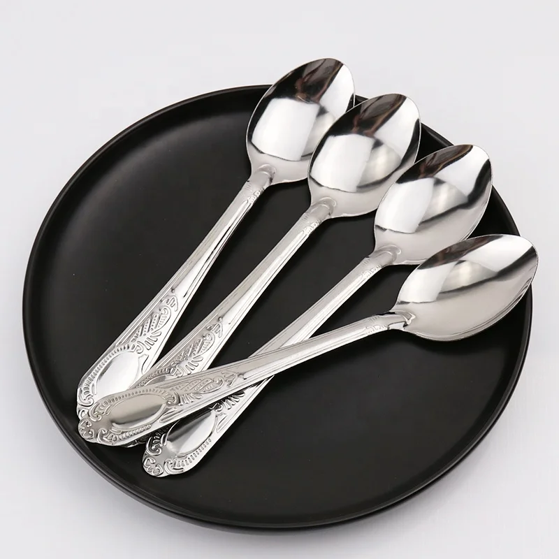 Bulk Metal Cheap Wedding Sliver Forks And Spoons Stainless Steel For