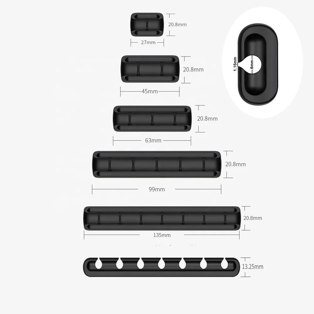 
New design Wire Cable Clips Cord Management Organizer Holder for USB Charging Cable/Power Cord/Mouse Cable PC Office 