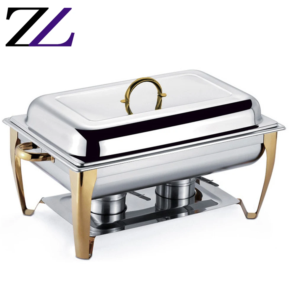 

Modern household dinner cooking eating food warmer serving set buffet catering stainless steel gold kitchen accessories utensils, Stainless steel/gold/ rose gold available